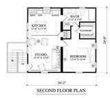 Secondary Image - Traditional House Plan - Sunday Morning Hangout 11039 - 2nd Floor Plan