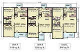 Traditional House Plan - Holliday 2 18582 - 1st Floor Plan