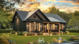 Craftsman House Plan - Jazz 2 92456 - Left Exterior