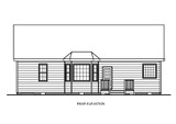 Craftsman House Plan - Jazz 2 92456 - Rear Exterior