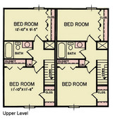 Secondary Image - Traditional House Plan - Horizon 70979 - 2nd Floor Plan