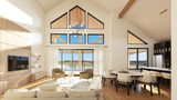 Secondary Image - Modern House Plan - 70262 - Great Room