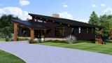 Contemporary House Plan - 63318 - Front Exterior