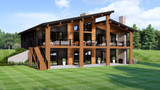 Contemporary House Plan - 63318 - Rear Exterior