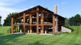Contemporary House Plan - 63318 - Rear Exterior