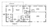 Ranch House Plan - 86302 - 1st Floor Plan