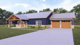 Farmhouse House Plan - Aspen 2 31388 - Right Exterior
