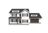 Farmhouse House Plan - 48259 - Front Exterior