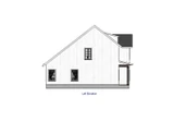 Farmhouse House Plan - 48259 - Left Exterior