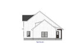 Farmhouse House Plan - 48259 - Right Exterior
