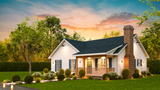 Traditional House Plan - Kendall 22885 - Right Exterior