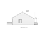 Traditional House Plan - Kendall 22885 - Left Exterior