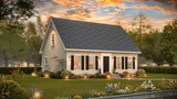 Traditional House Plan - Faber 2 78858 - Left Exterior