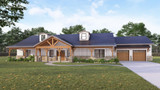 Country House Plan - Aspen 1 36537 - Front Exterior