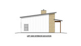 Contemporary House Plan - Elderberry 41184 - Left Exterior
