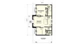 Contemporary House Plan - Elderberry 41184 - 1st Floor Plan