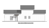 Modern House Plan - Elderberry 47685 - Rear Exterior