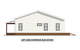 Traditional House Plan - Carnation 1 74502 - Left Exterior