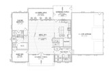 Craftsman House Plan - Monarch 20790 - 1st Floor Plan