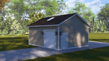 Traditional House Plan - LaMaye Garage 98617 - Rear Exterior