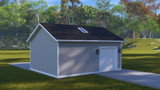 Traditional House Plan - LaMaye Garage 98617 - Rear Exterior