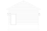 Traditional House Plan - LaMaye Garage 98617 - Left Exterior