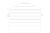 Traditional House Plan - LaMaye Garage 98617 - Right Exterior