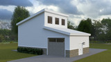 Contemporary House Plan - Keeler Garage 52919 - Rear Exterior