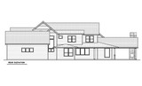 Farmhouse House Plan - 52262 - Rear Exterior