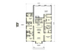 Country House Plan - Globe Thistle 79514 - 1st Floor Plan