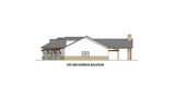 Country House Plan - Aspen 3 13306 - Left Exterior