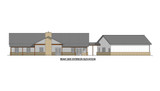 Country House Plan - Aspen 3 13306 - Rear Exterior