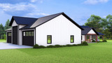 Farmhouse House Plan - 91533 - Right Exterior