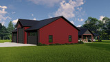 Farmhouse House Plan - 91533 - Right Exterior