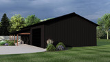 Country House Plan - 54641 - Right Exterior