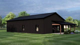 Country House Plan - 54641 - Rear Exterior