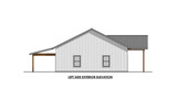 Country House Plan - Birch 58464 - Left Exterior