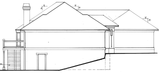 Traditional House Plan - Altamaha 30622 - Left Exterior