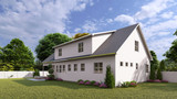 Secondary Image - Traditional House Plan - Jenks 81150 - Left Exterior