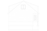 Traditional House Plan - Jenks 81150 - Right Exterior