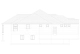 Ranch House Plan - Kirk 77726 - Left Exterior