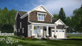Bungalow House Plan - Red Cedar 76627 - Left Exterior