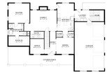 Farmhouse House Plan - Lambson 67551 - 1st Floor Plan