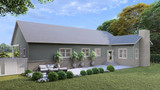 Craftsman House Plan - Pead 21950 - Rear Exterior