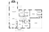 Craftsman House Plan - Pead 21950 - 1st Floor Plan