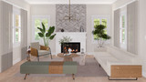 Craftsman House Plan - Pead 21950 - Family Room