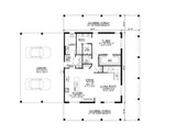 Country House Plan - 90736 - 1st Floor Plan