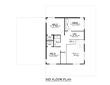 Secondary Image - Country House Plan - 90736 - 2nd Floor Plan