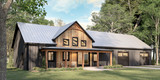 Farmhouse House Plan - 71815 - Rear Exterior
