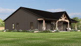 Ranch House Plan - 75228 - Left Exterior